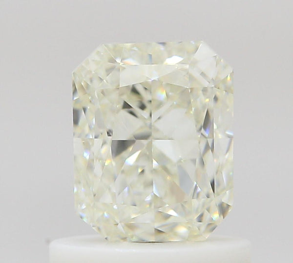 2.0CT Natural Radiant Cut Diamond | GIA Certified Loose Stone | Light Yellow VS2 Fancy Diamond
